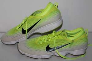 Nike Zoom Fit Agility Running Shoes, Women's 12, Volt, White, Athletic, Sporty
